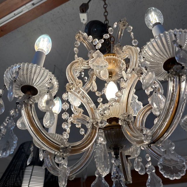 Omega Maria Theresa Chandelier, in the Style Of For Sale In San Francisco - Image 6 of 13
