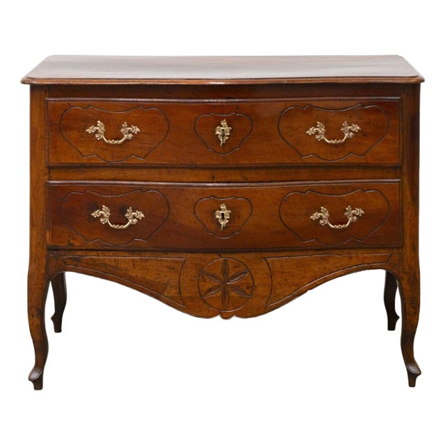 Antique Walnut Chest of Drawers, 1700s For Sale