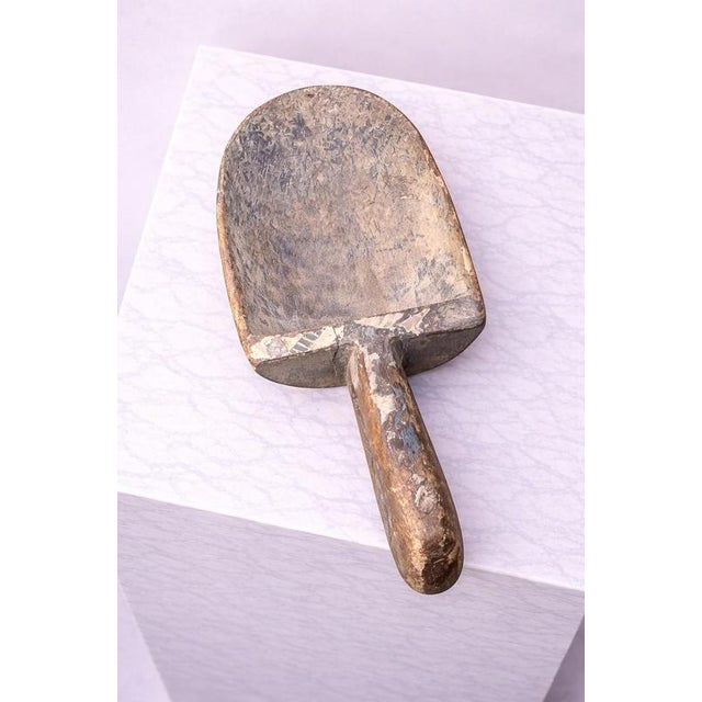 Antique Swedish Folk Art Grain Scoop in Oak, 1850 For Sale - Image 6 of 9
