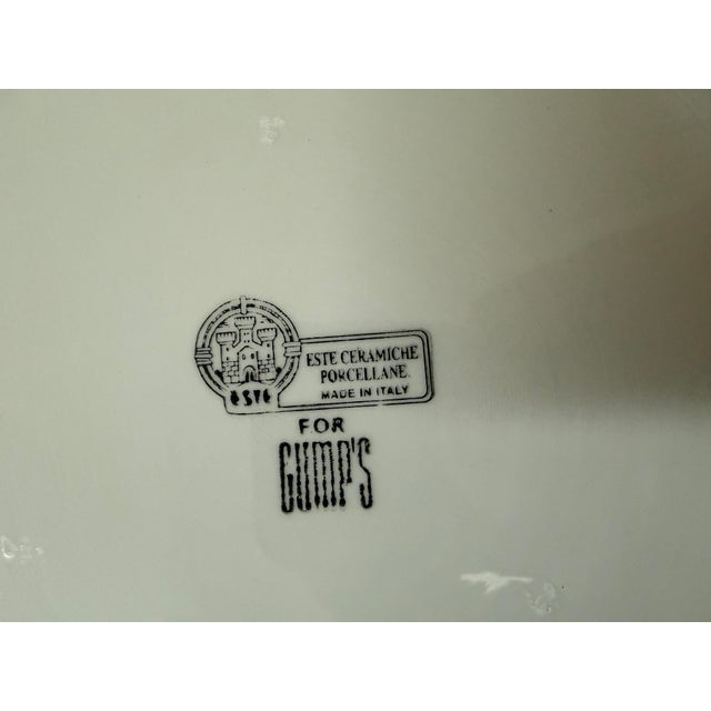 Este Ceramiche for Gump's Coastal Plates, Set of Four For Sale - Image 12 of 12
