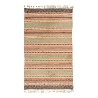 Vintage Swedish Rollakan Rug, 05'11 X 09'10 For Sale
