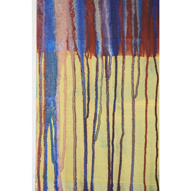 Slipping Back Into Madness, Into It’s Delightful Mouth - Large Abstract Acrylic Painting by Simon Findlay For Sale - Image 4 of 7