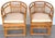 Mid 20th Century Pair of Brighton Pavilion Revival Bamboo, Rattan and Caned Armchairs, Circa 1970 For Sale - Image 5 of 14