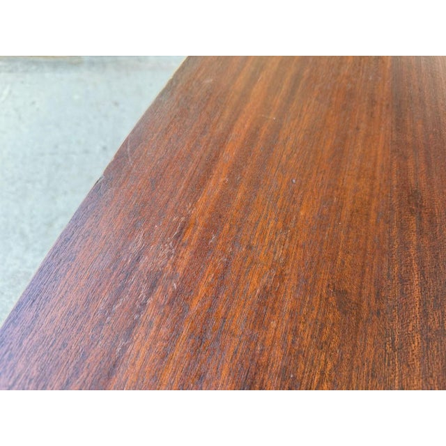 Vintage Brandt Accent Table With Twisted Pedestal Base & Claw Feet For Sale - Image 11 of 12