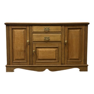 19th Century English Oak Sideboard For Sale