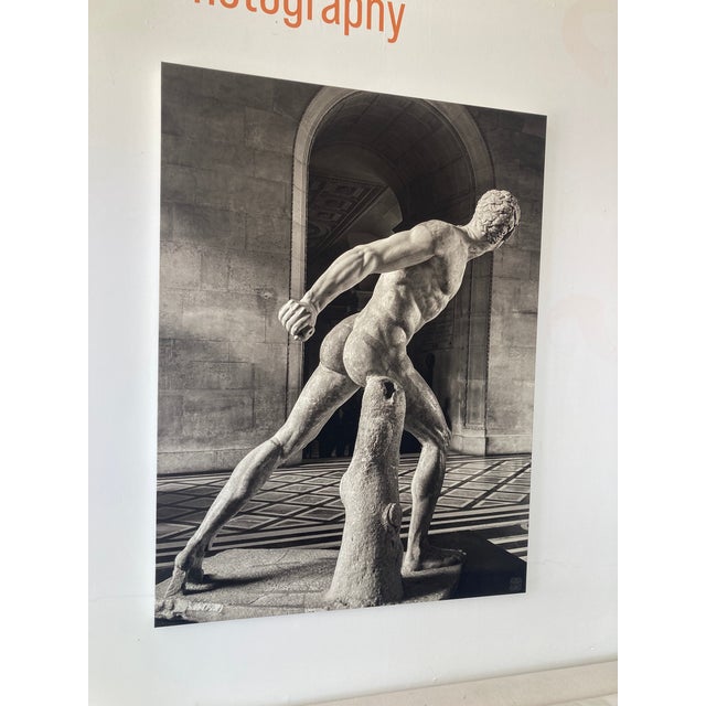 William Gray Harris photograph on Canvas “ The Borghese Gladiator” artist proof. Very large canvas on a deep canvas...