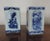 Blue 19th Century Chinese Blue and White Porcelain Brush Pots - A Pair For Sale - Image 8 of 11