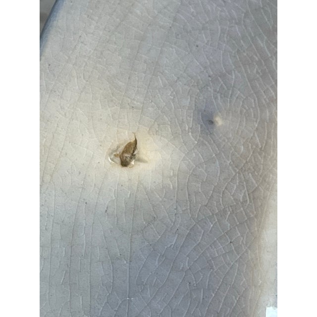 Antique La Belle Flow Blue Porcelain Platter, Circa 1890’s, Rare For Sale In Philadelphia - Image 6 of 12