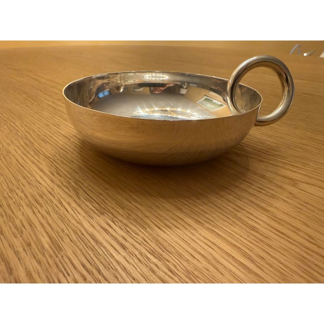 Christofle Christofle Silver-Plated "Vertigo" Snack/Trinket Bangle Bowl For Sale - Image 4 of 5