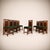 Brown Model 614 Coonley 2 Chairs by Frank Lloyd Wright for Cassina, 1900s, Set of 8 For Sale - Image 8 of 9