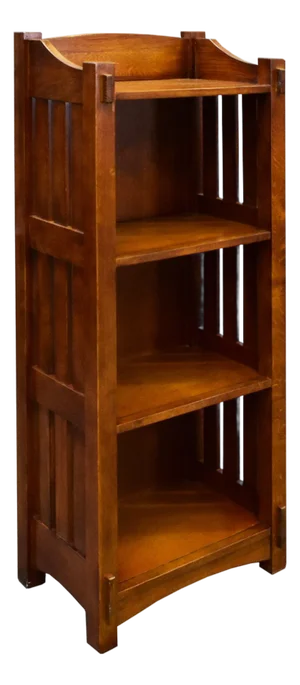 Mission / Arts and Crafts Style Open Bookcase -Michael's Cherry Stain