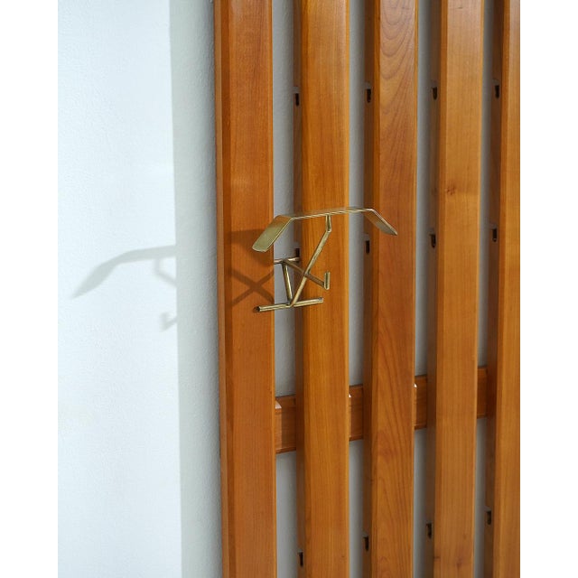 Wall-Mounted Coat Rack by Gianfranco Frattini, 1950s For Sale - Image 12 of 14