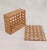 Plastic Mid-Century Modern Acrylic Glass and Vienna Straw Box from Christian Dior, 1980s For Sale - Image 7 of 11
