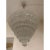 Italian Early 21st Century Murano Glass Transparent Quadriedo Cut Glass Chandelier For Sale - Image 3 of 11