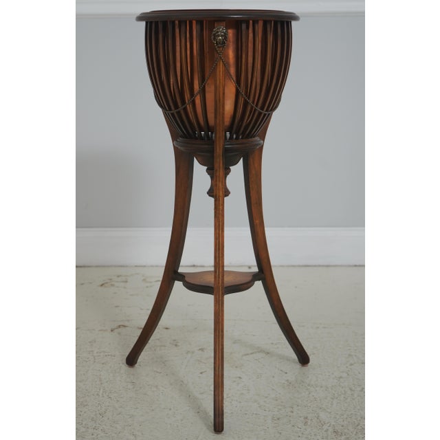 Age: C.1950’s Details: Adams Style High Quality Construction English Style Copper Bucket Insert Nice Inlay Work English...