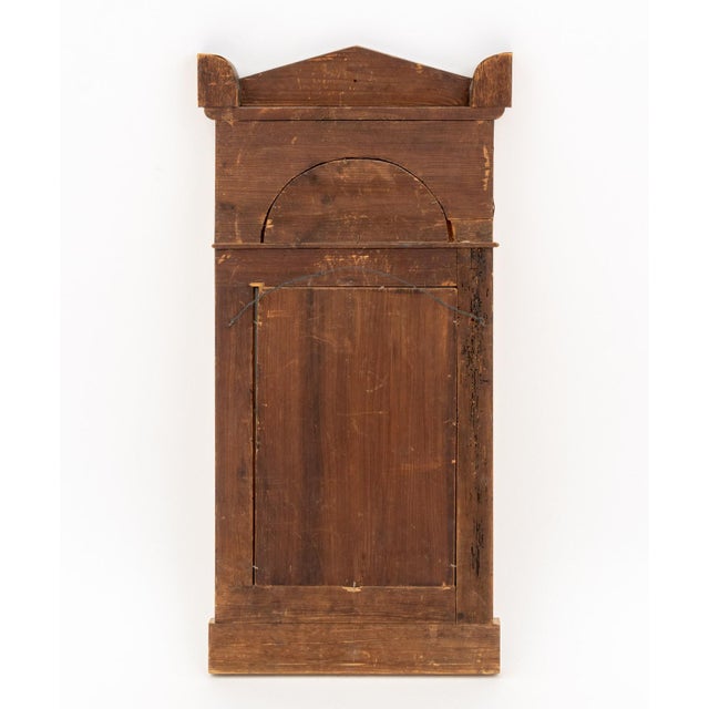 Wood Biedermeier Style Maple Wall Mirror For Sale - Image 7 of 7