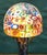Exquisite Antique Murano Millefiori Italian Glass Mushroom Table Lamps, 1950s, Set of 2 For Sale - Image 4 of 18