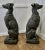 Black Large Sculptural Greyhound Dogs, 1960s, Set of 2 For Sale - Image 8 of 8