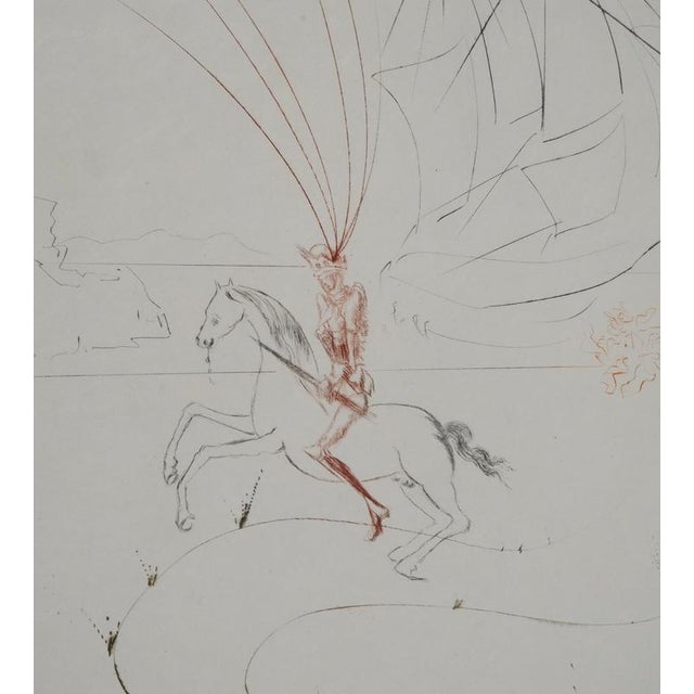 Salvador Dali, Nude, Tristan's Last Battle, 1970, Engraving For Sale - Image 5 of 8