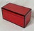 Hollywood Regency Style Lacquer Trinket Box Chinese Red and Black For Sale - Image 4 of 12