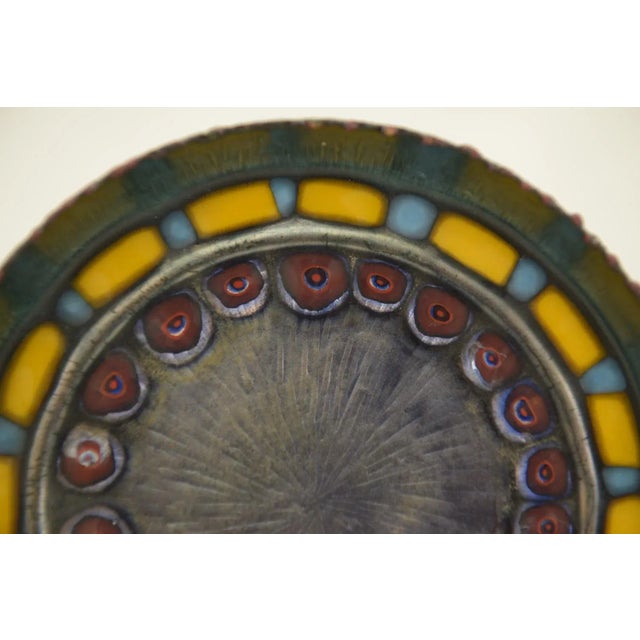 Vide Poche in Enameled Brass with Polychrome Decoration by Laurana, 1960s-1970s For Sale - Image 3 of 8