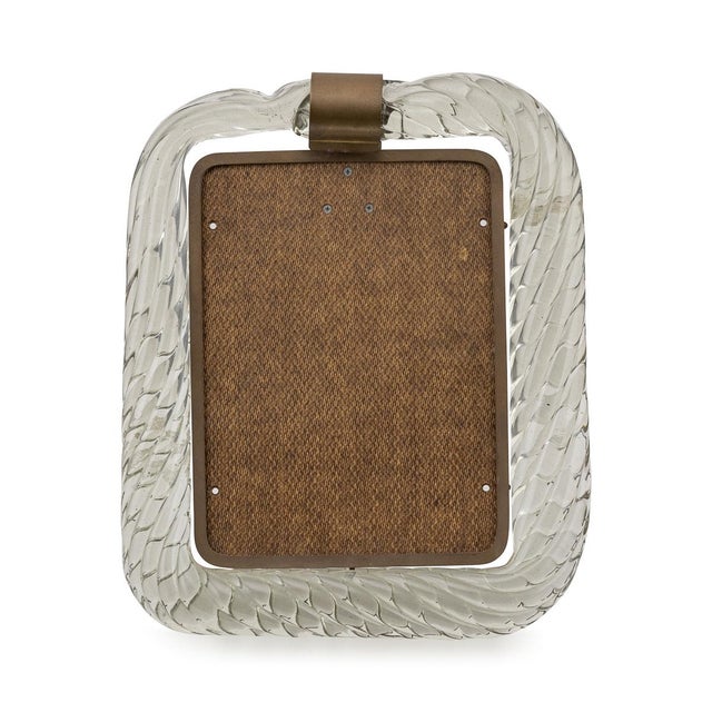 20th Century Italian Venetian Glass Photograph Frame by Paolo Venini attributable to Venini for Venini, 1950s For Sale - Image 11 of 13