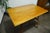 Brussels Table with Red Woven Shelf by Dřevopodnik Holešov, 1960s For Sale - Image 10 of 14