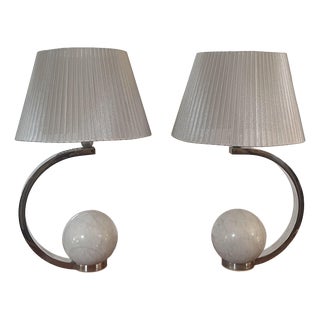Mid-Century Modern Table Lamps by Flli Banci Firenze, 1970s, Set of 2 For Sale