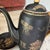 Vintage Kutani China Hand-Painted Black & Gold Japanese Tea Set With Teapot & Cups - Set of 15 For Sale - Image 10 of 18