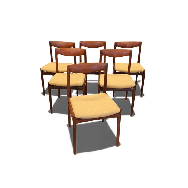 Chairs in Walnut by Gustav Herkströter for Lübke, 1960s, Set of 6 For Sale - Image 12 of 18