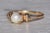 Contemporary The Muldraugh: Ladies Vintage Yellow Gold Pearl Ring For Sale - Image 3 of 9