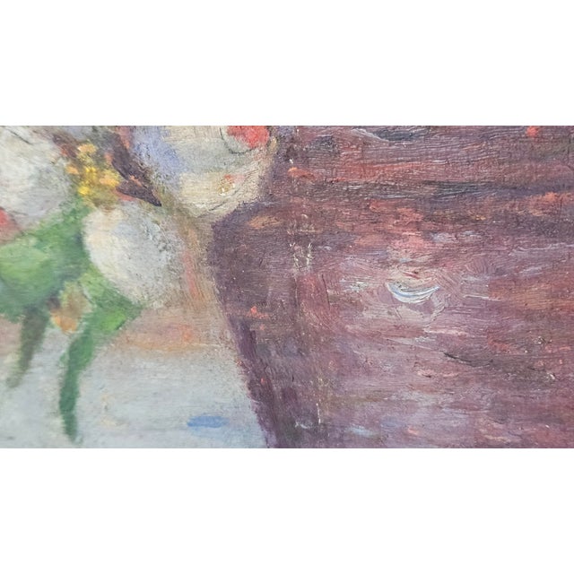 Wood Walter Douglas (1868–1948) — Original Floral Still Life Oil Painting, Salmagundi Club Provenance For Sale - Image 7 of 9