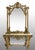 Brown 20th Century Baroque Carved Console Table with Mirror & Alabaster, 1970s For Sale - Image 8 of 8