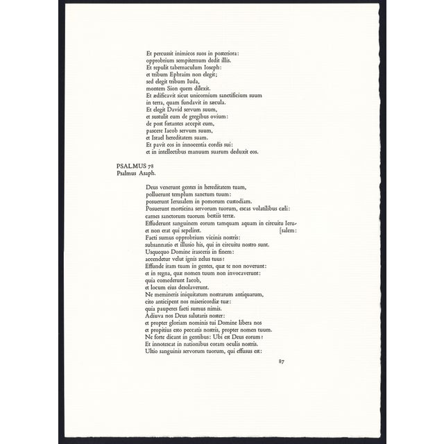 1960s 1968 Salvador Dalí Biblia Sacra "Ecce Homo" (Behold Face of Man, Jesus) For Sale - Image 5 of 10