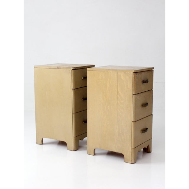 Mid-Century 3 Drawer End Tables Pair For Sale - Image 11 of 15