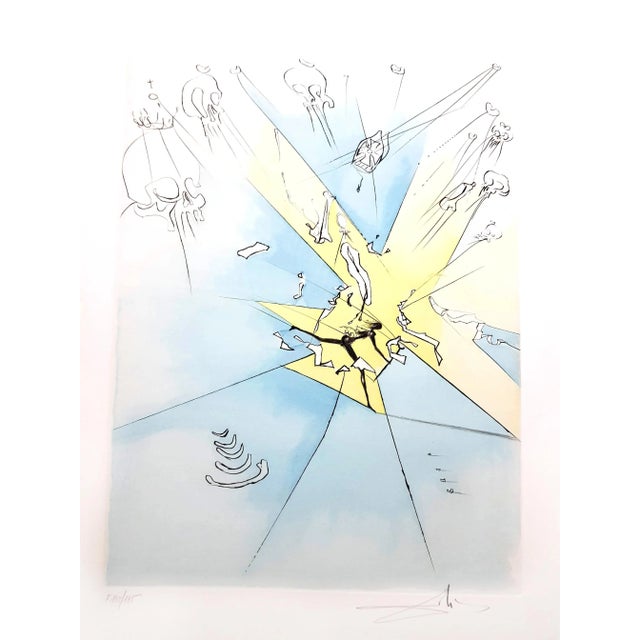 Salvador Dali - The Grand Inquisitor - Original Signed Engraving 1974 For Sale - Image 10 of 10