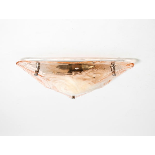 Large Triangular Murano Glass Ceiling Light from La Murrina, 1970s For Sale - Image 6 of 18