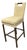 Thomas Pheasant for McGuire Woven Leather Barstool For Sale