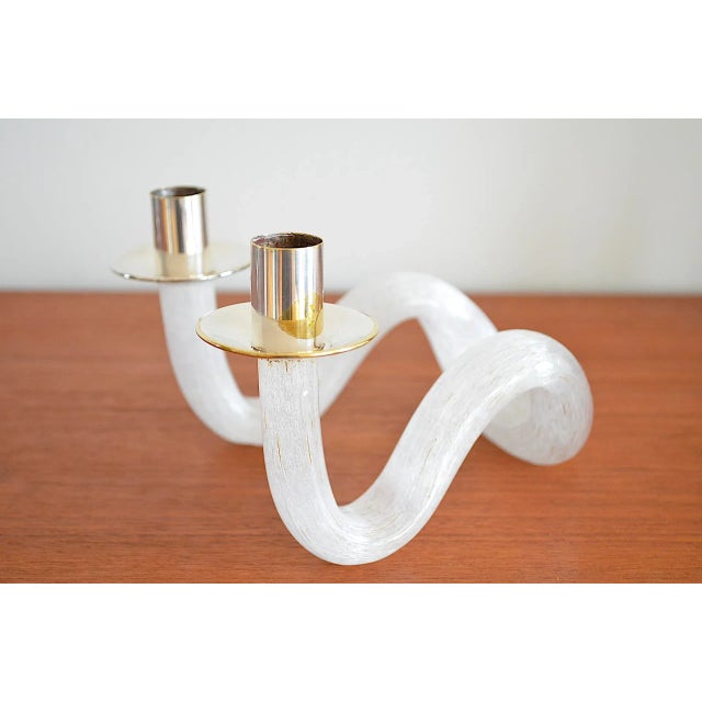 Murano Glass Snake Candlesticks, 1960s, Set of 2 For Sale - Image 4 of 12