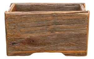 Rustic Charm, Reclaimed Wood Planter Box