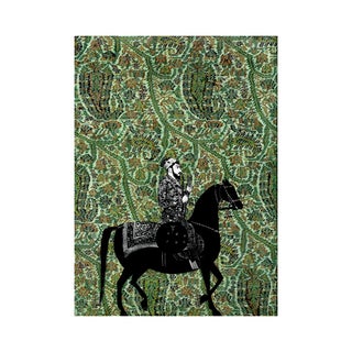 Horses of Apocalypse, Original Pigment Print on Watercolor Paper For Sale