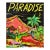 Paradise, Contemporary Oil Landscape Text Painting by Matt Higgins For Sale