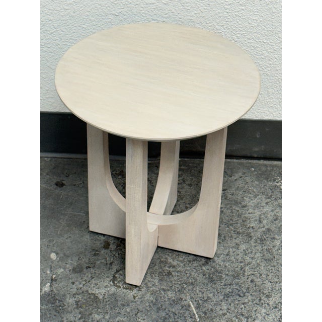 2010s Mac International Wood Side Table For Sale - Image 5 of 12