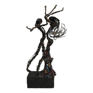 Wire Mid-Century Wire Figurative Sculpture For Sale