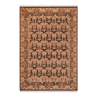 1990s 1990s Art Nouveau William Morris Pak Persian Area Rug - 6'1" X 9'0" For Sale