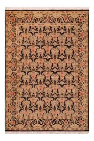 1990s 1990s Art Nouveau William Morris Pak Persian Area Rug - 6'1" X 9'0"
