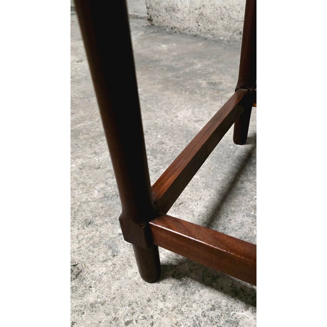 Brown Modern Teak Secretaire Desk by Fratelli Proserpio, Italy, 1960 For Sale - Image 8 of 11
