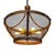 Farmhouse Industrial Spanish Aged Iron Mesh Bowl Chandelier For Sale - Image 3 of 10