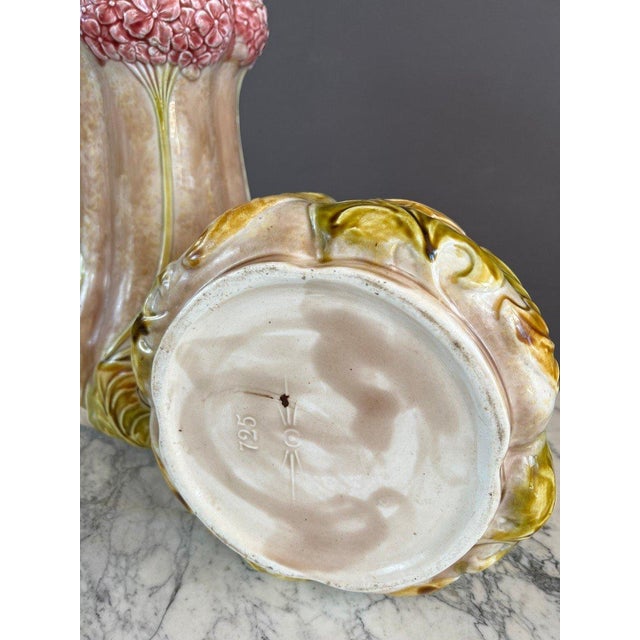20th Century Art Nouveau Earthenware Vases, 1890s, Set of 2 For Sale - Image 6 of 8