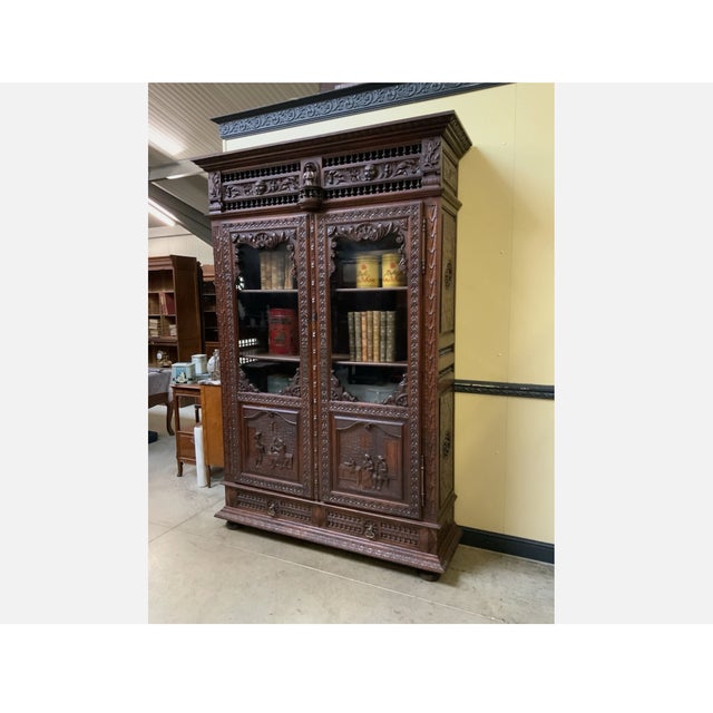 Antique Breton Display Case, 1880 For Sale - Image 6 of 13
